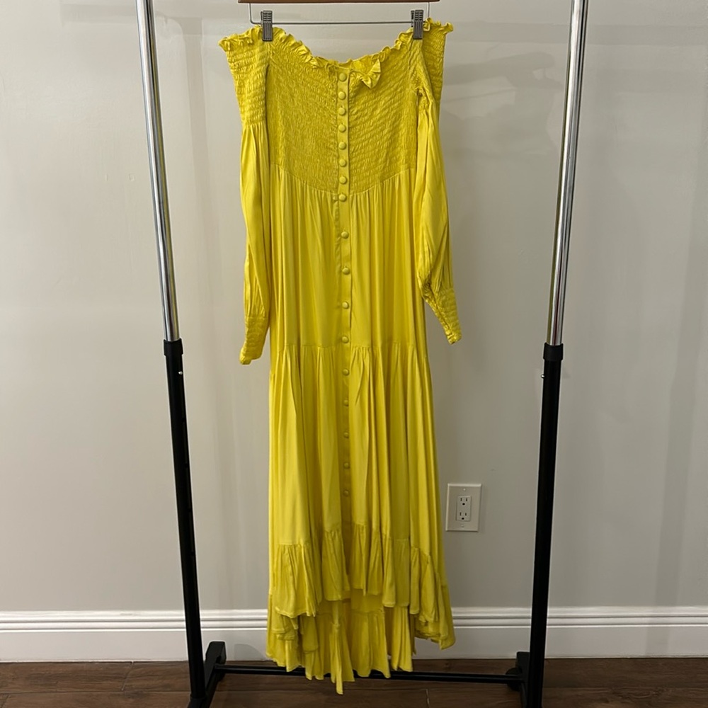 BRAND NEW Yellow Strapless Dress from Colombian brand KLEID